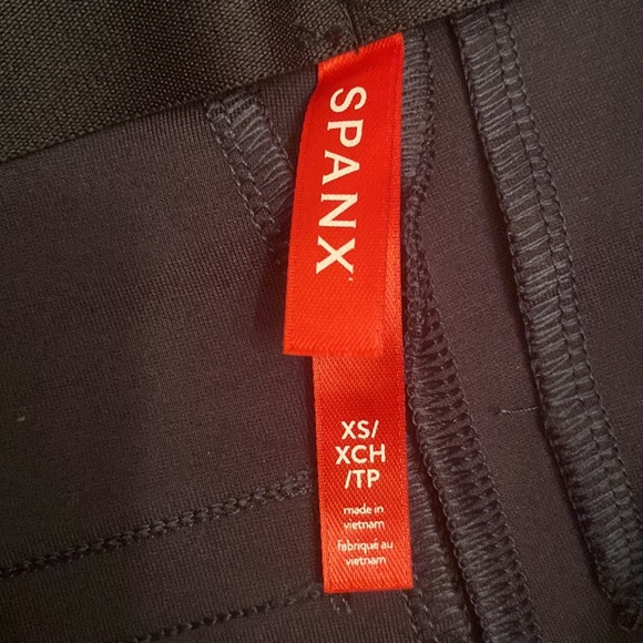 NWT Spanx Perfect Pant Ankle Piped Skinny Classic Navy Size XS - Picture 14 of 16